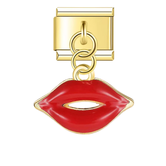 Bouche pulpeuse pendentif