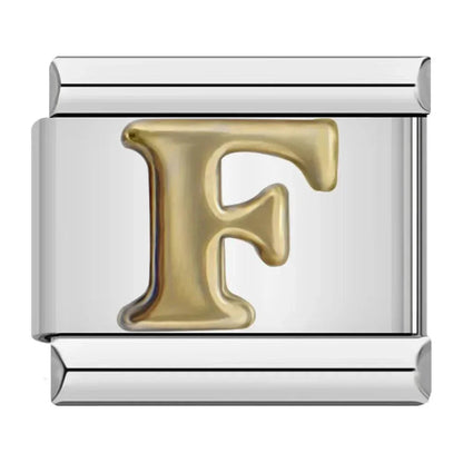 Lettre OR sur argent